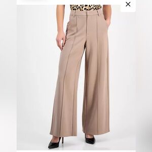 Bar III Petite Seamed Wide-Leg Ponté Pants sz.PP ( XSP)